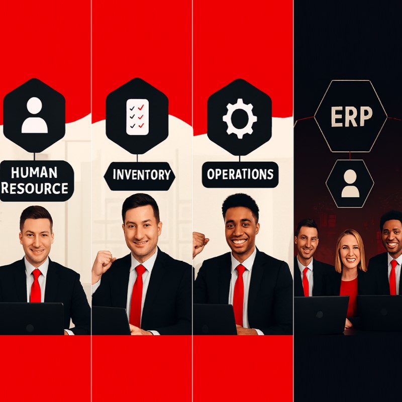 نمای یکپارچگی ERP در سازمان